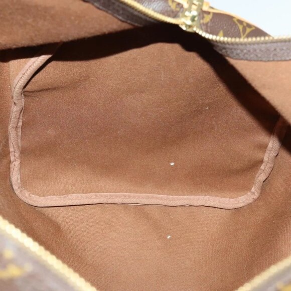 LOUIS VUITTON Monogram Keepall 55 Boston Bag M41424 LV Auth 140707 - Picture 13 of 16